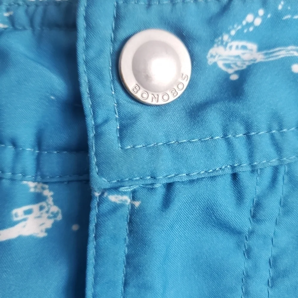 Bonobos Fish Print Shorts Mens Sz‎ 32